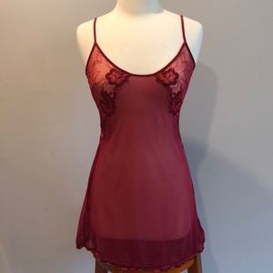 Luxury Valery Italy Sheer Nightdress Sz 34